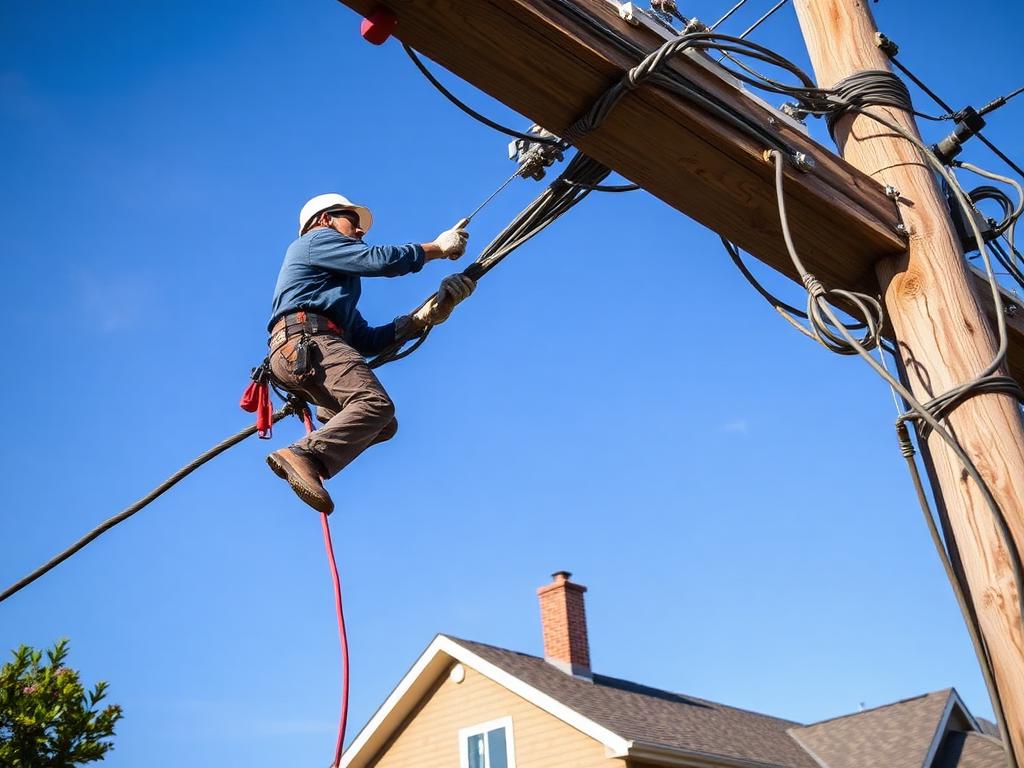 Branșamente electrice aeriene